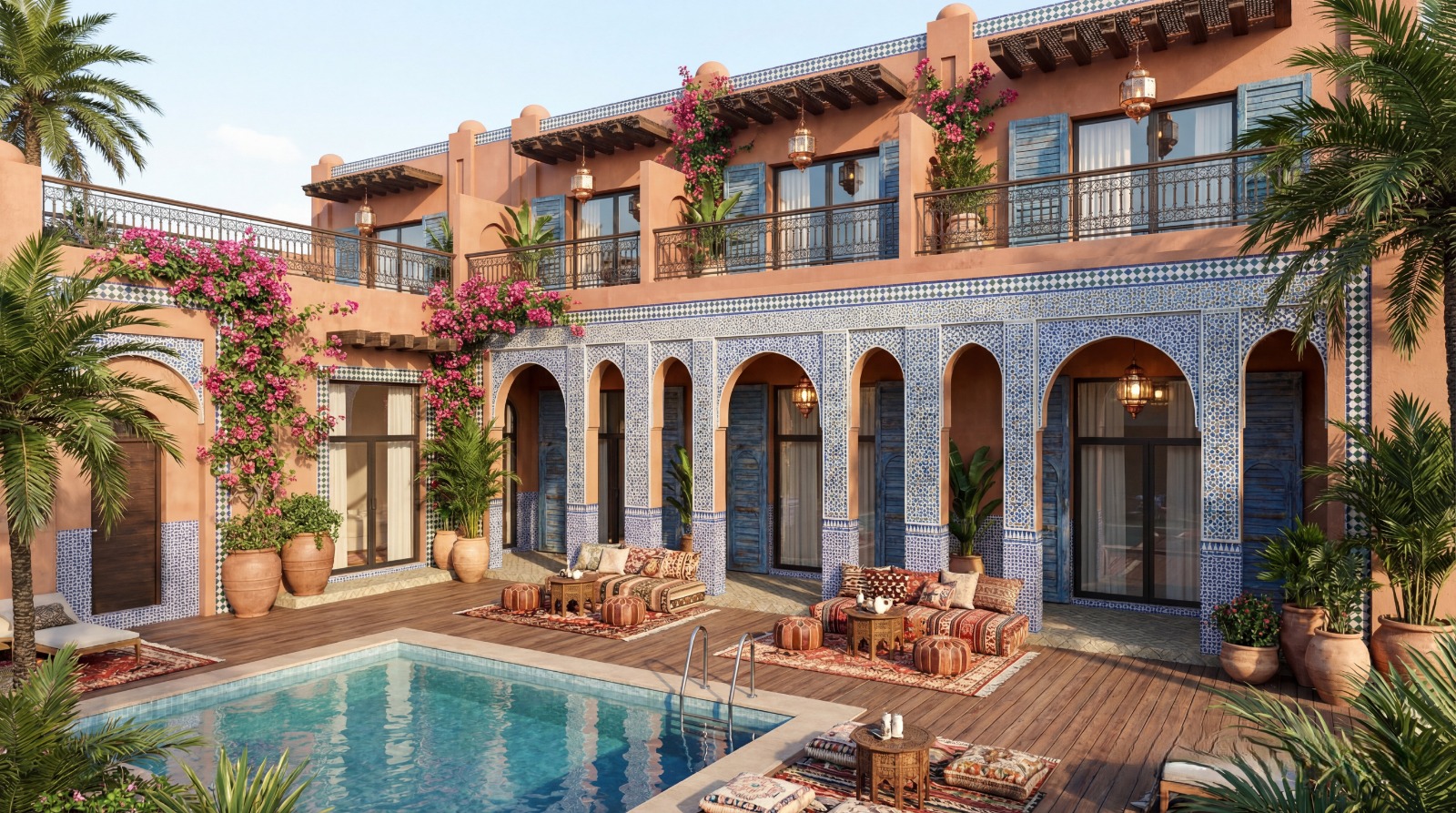 Riad El Andalous rénové à Oujda